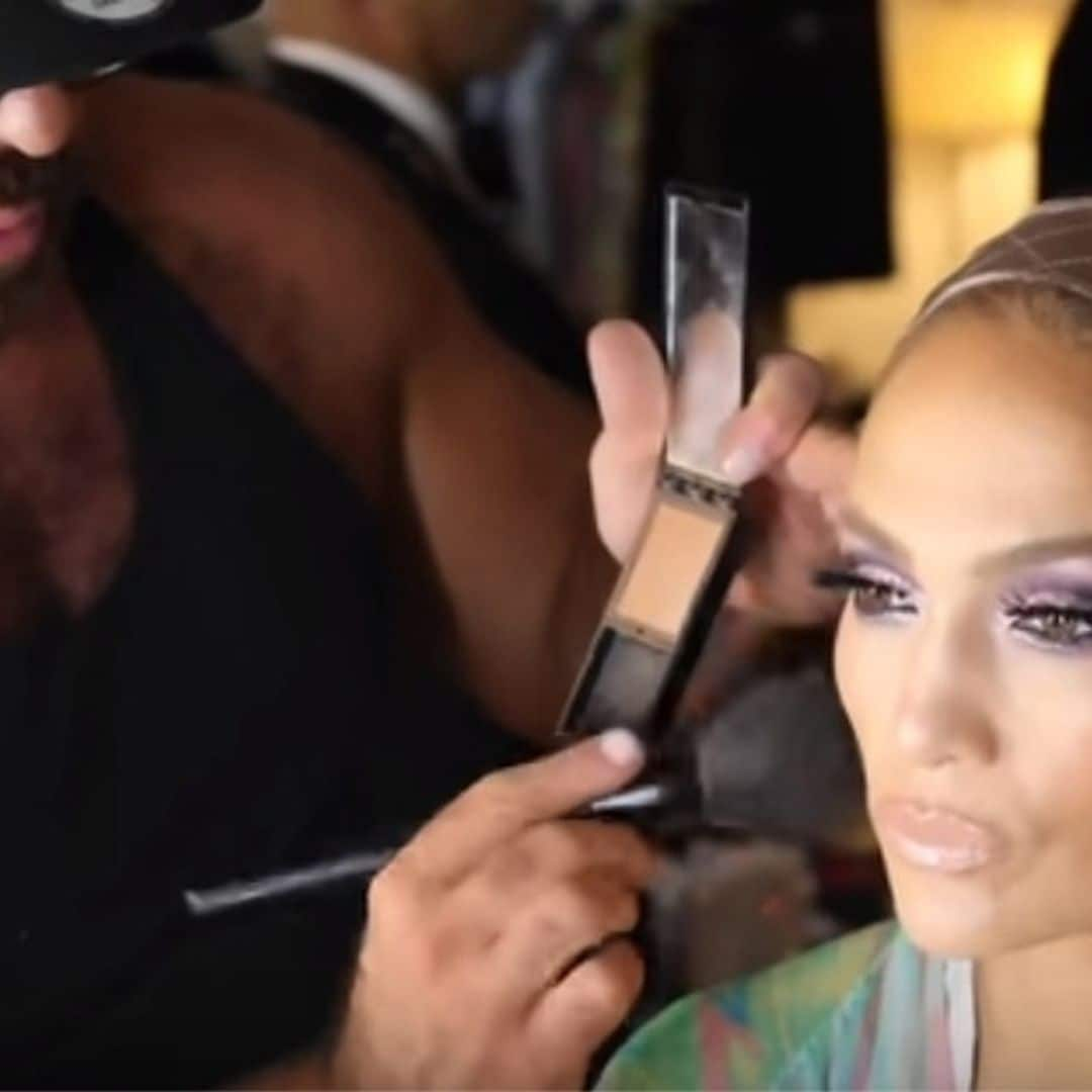 Here’s Why Jennifer Lopez Got Emotional During Her Met Gala Versace Glam Session