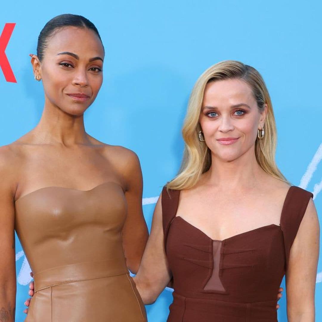 Zoe Saldana and Reese Witherspoon gush about each other at the ‘From Scratch’ premiere