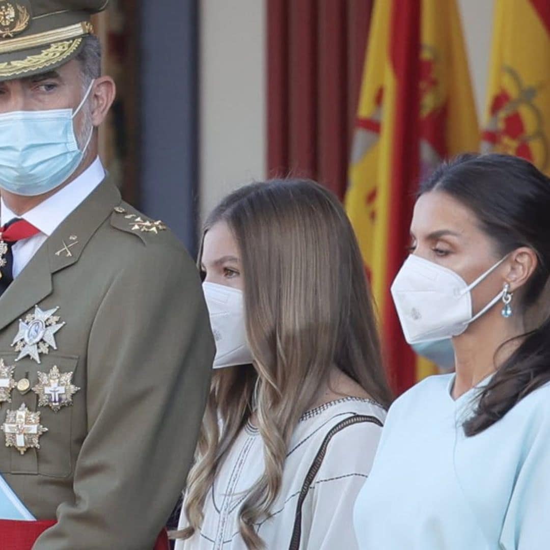 Spanish royal family celebrates National Day without Princess Leonor