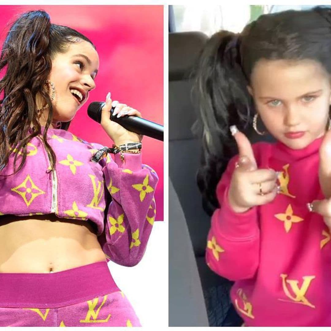 ‘Little Rosalía’ is the Spanish singer’s mini-me who dresses just like her