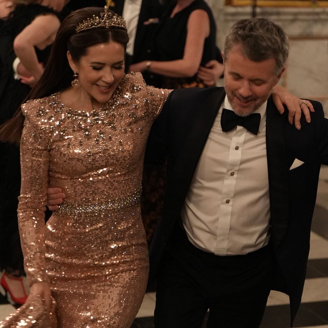 Queen Mary of Denmark is the dancing queen at party at the palace: Watch