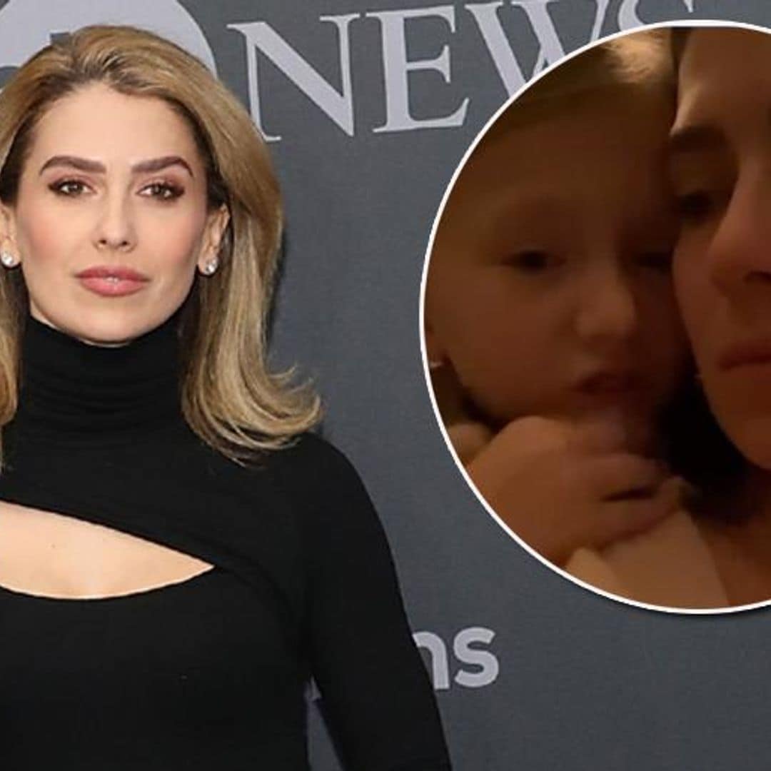 Hilaria Baldwin shares heartbreaking video she sent to Alec Baldwin to tell him they lost their baby