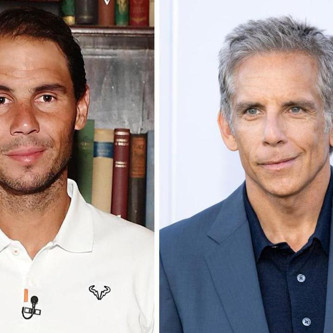 Rafael Nadal and Ben Stiller have dinner ahead of his first set at the US Open