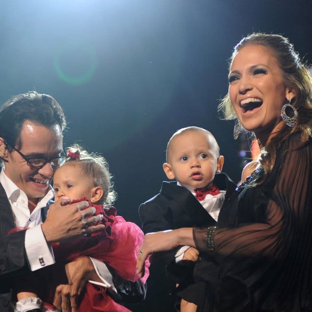 They grow so fast! Marc Anthony and Jennifer Lopez’s kids, Max and Emme Muñiz, over the years