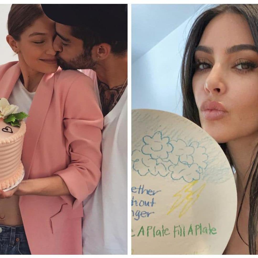 Gigi Hadid’s baby joy, Kim Kardashian’s kids draw for charity and more good news gone viral