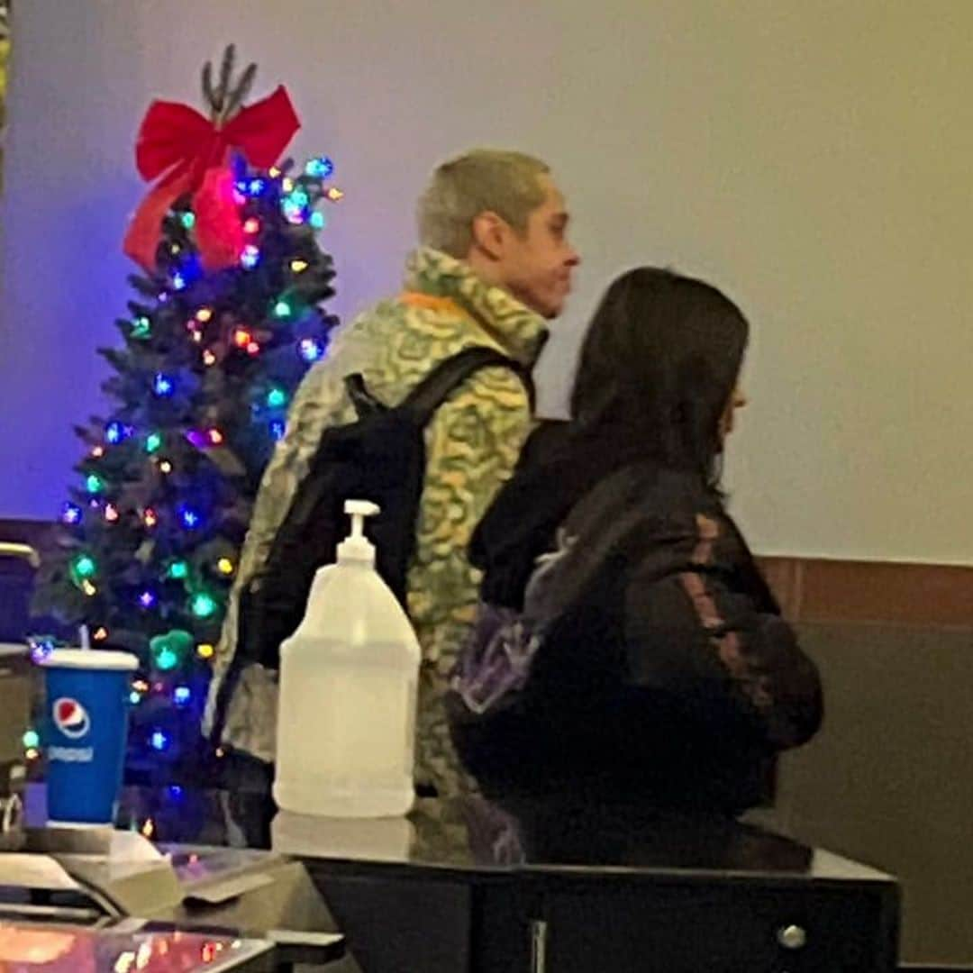 Kim Kardashian and Pete Davidson go to the movies on a date