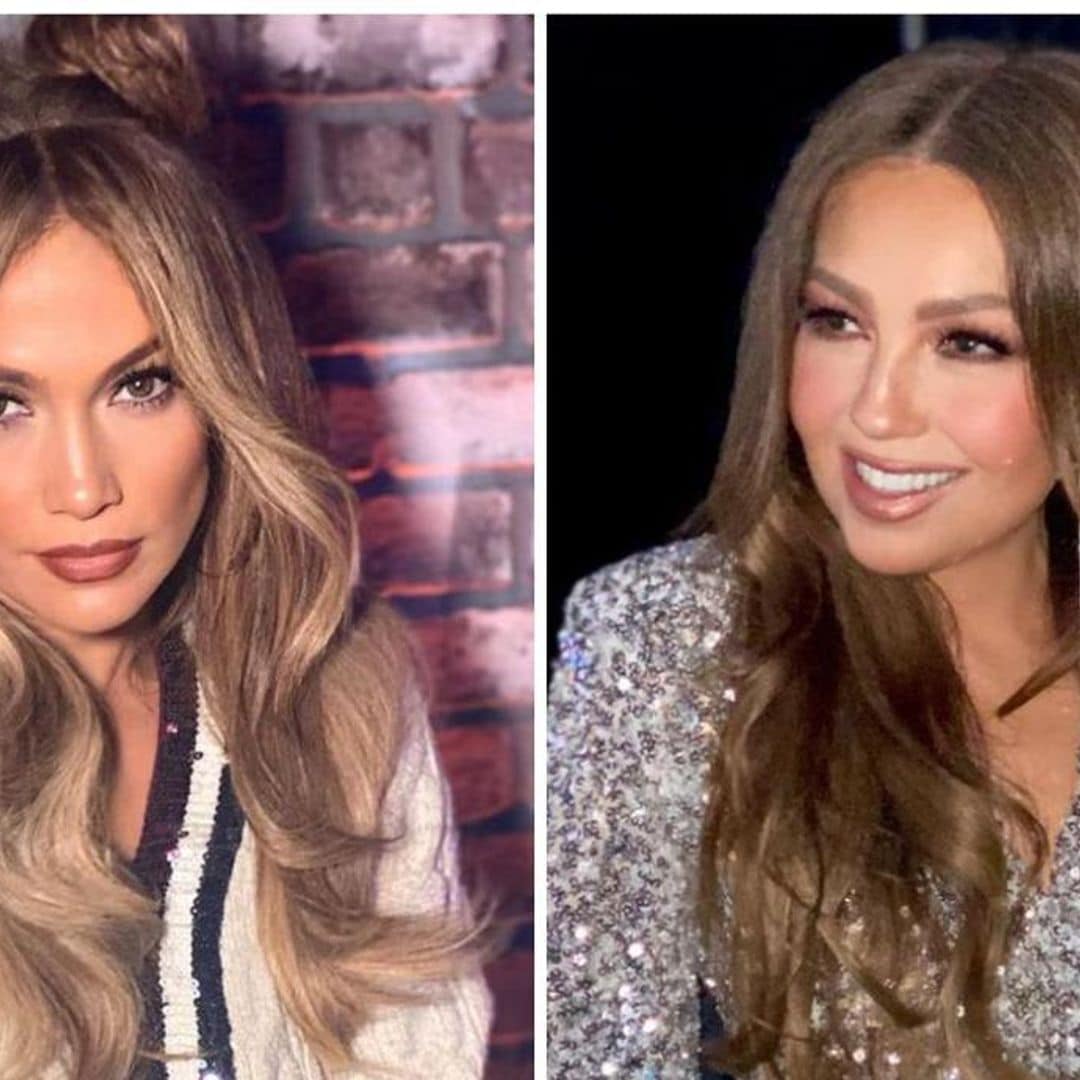 Thalía shows off the luxurious gift friend Jennifer Lopez sent her