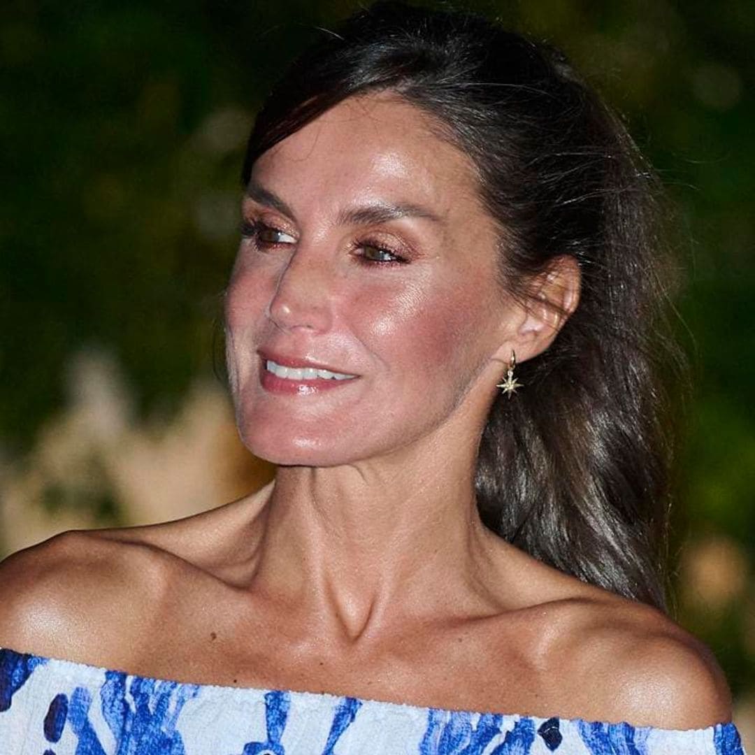 Queen Letizia bares her shoulders in pretty summer dress—and it’s on sale!