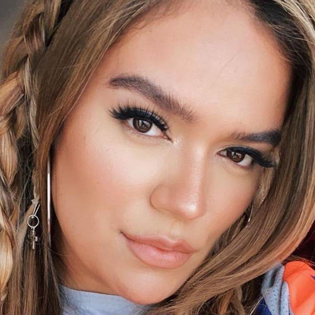 Karol G‘s smile manicure is the beauty pick-me-up we all need right now