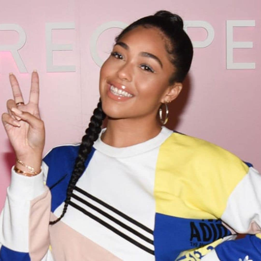 Jordyn Woods debuts new platinum blonde hairstyle - see the look!