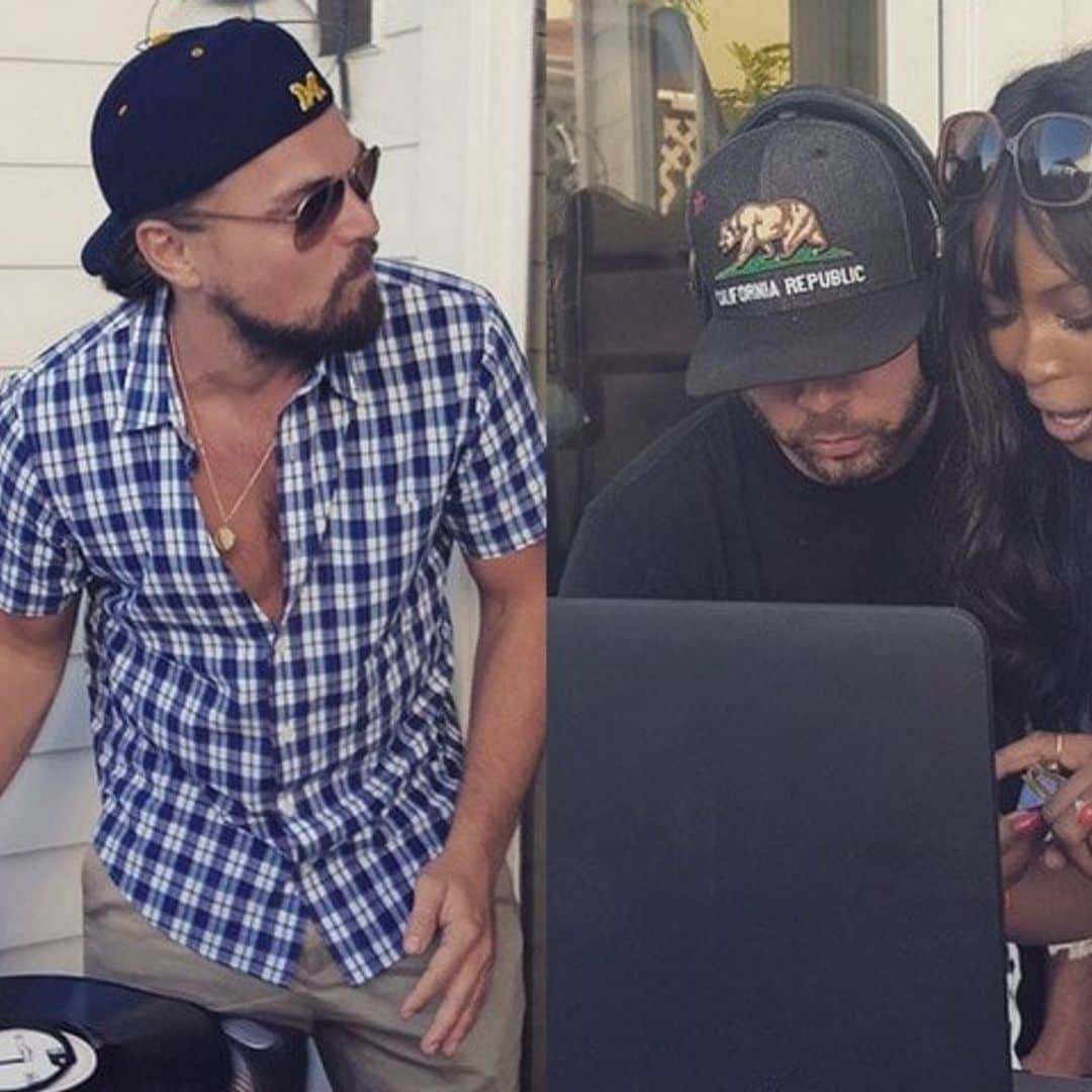 Leonardo DiCaprio shows off deejay skills with Naomi Campbell in Malibu