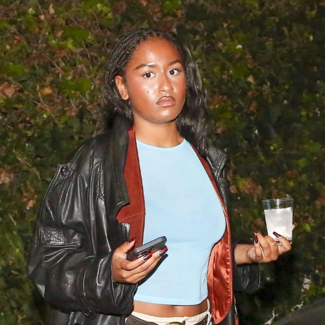 Sasha and Malia Obama enjoy the Halloween weekend partying in Los Angeles