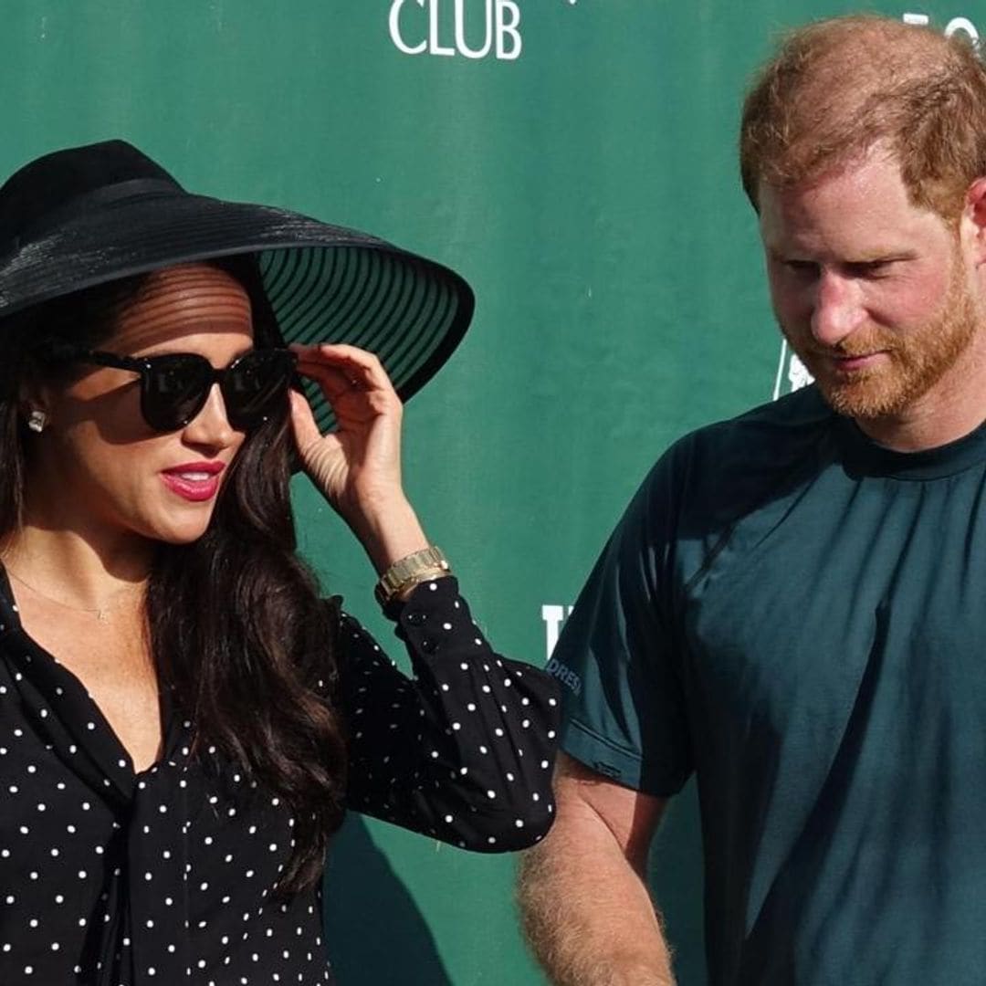 Meghan Markle and Prince Harry share kiss at polo match in California