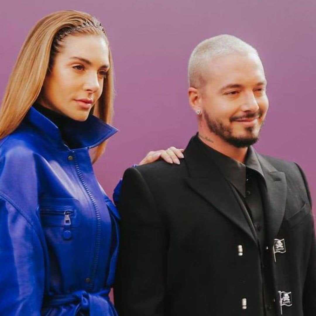 J Balvin and Valentina Ferrer attend Louis Vuitton’s show debuting Virgil Abloh’s final collection