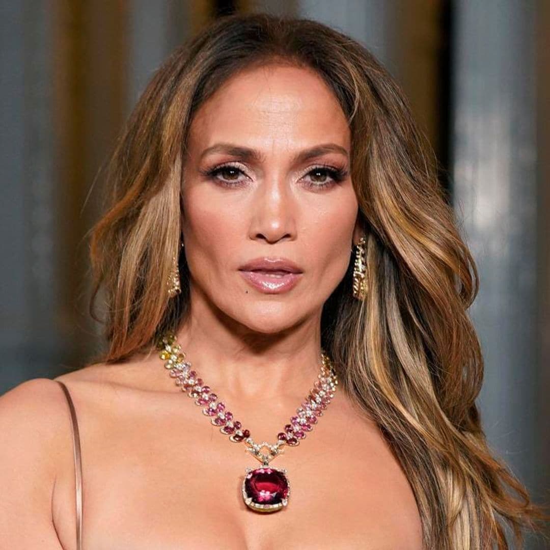 See the red dress Jennifer Lopez may have worn to her and Ben Affleck’s holiday party