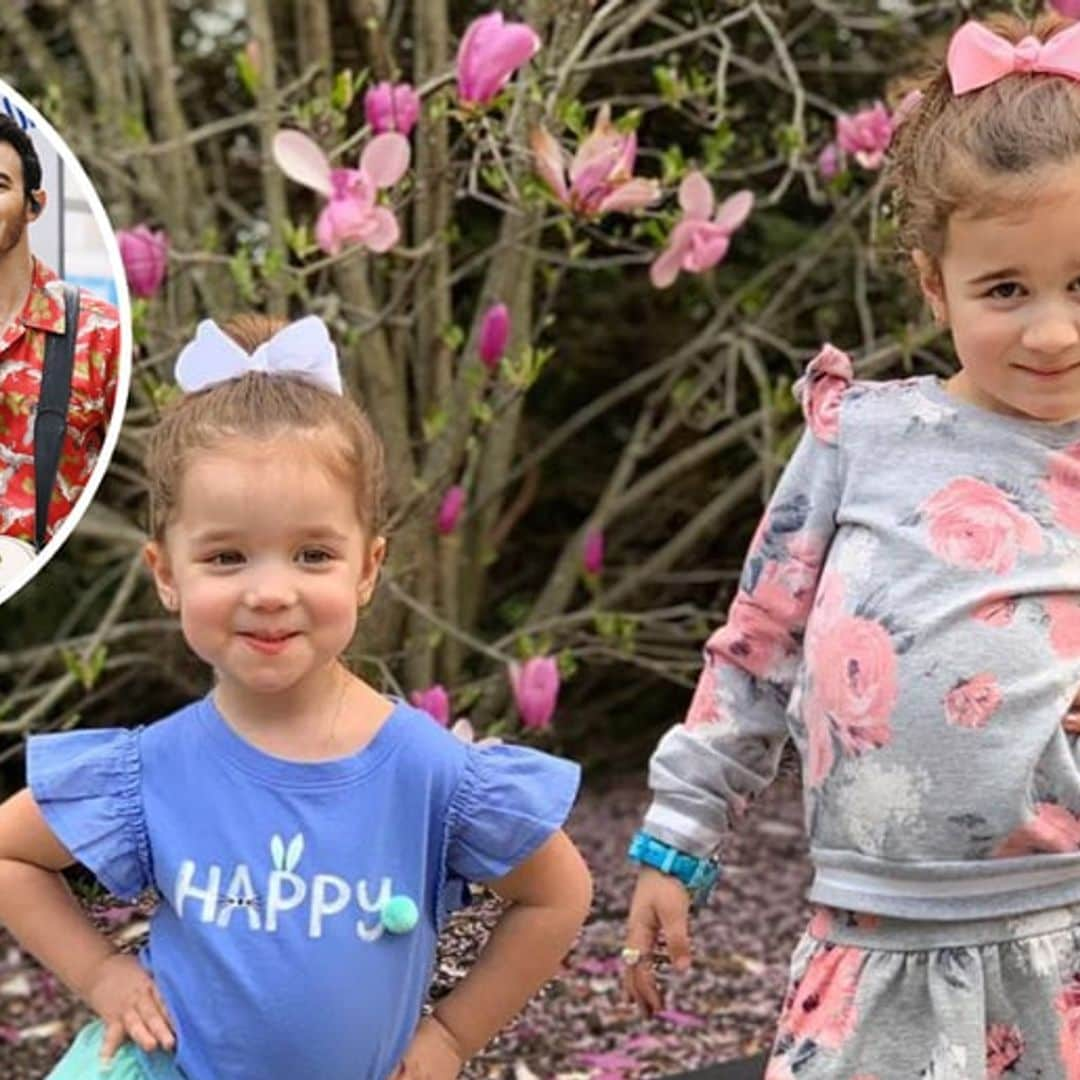 The little Jonas Sisters attend their first-ever Jonas Brothers show