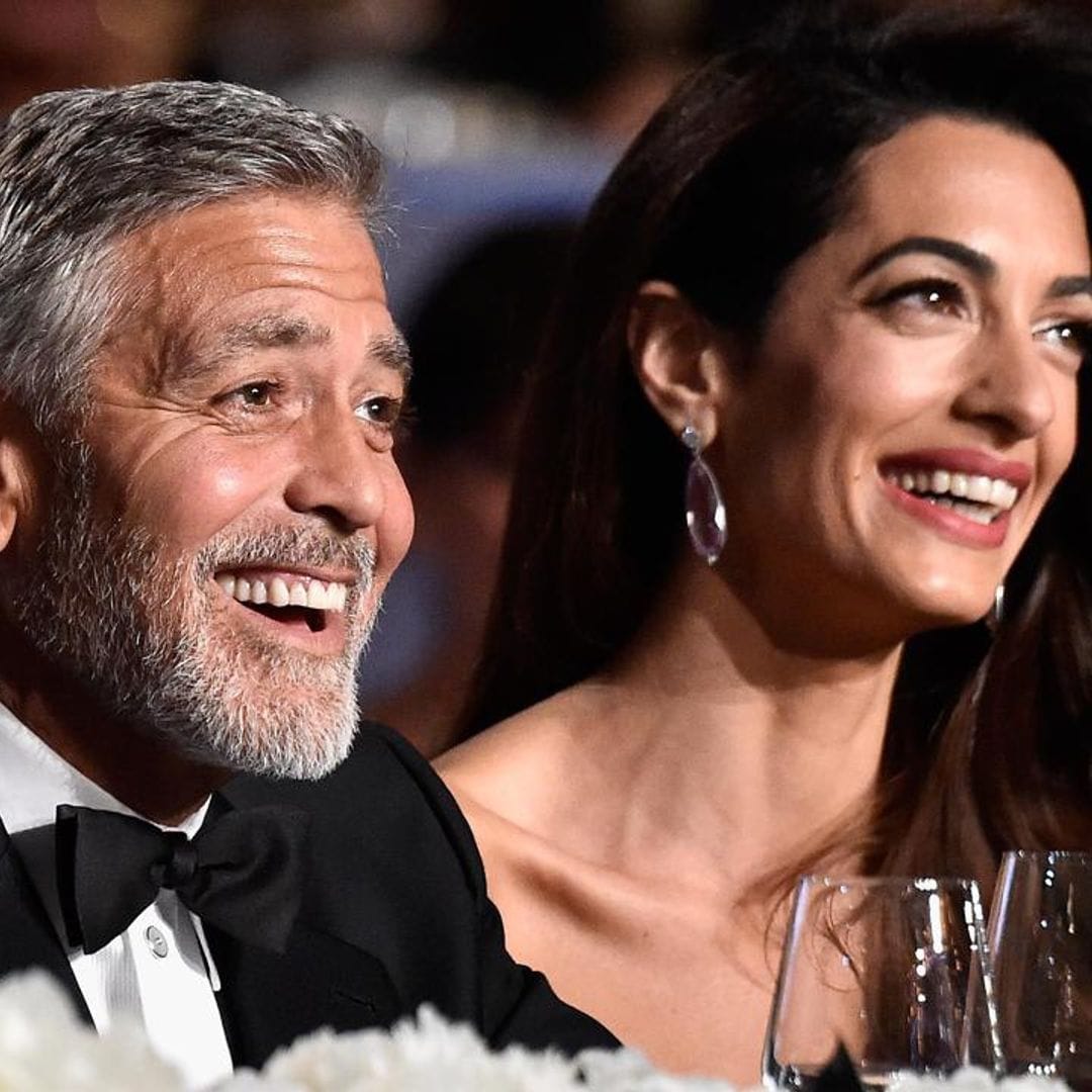 George Clooney reveals which of his twins is more like Amal