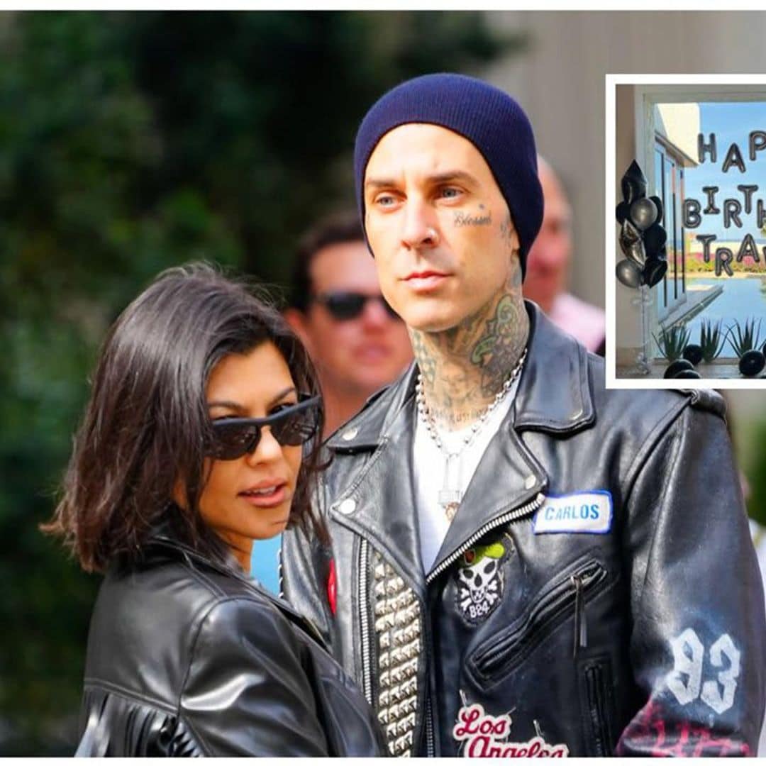 Kourtney Kardashian and Travis Barker are celebrating his Bday with their kids in Mexico [Photos]