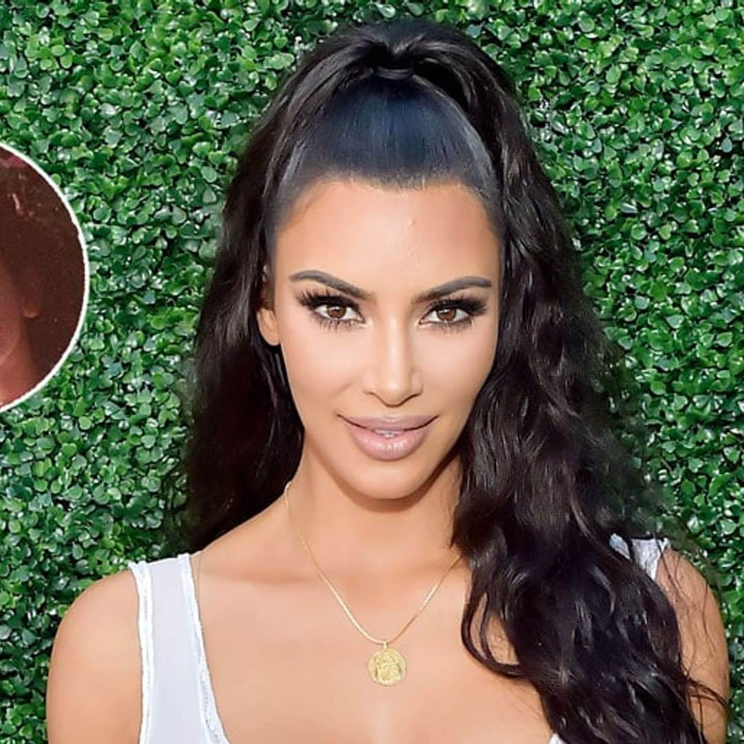 Kim Kardashian shares picture of when she was a little girl - see how much she's changed!