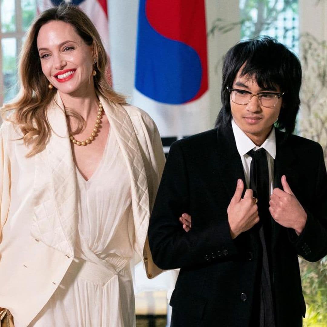 Angelina Jolie and Maddox attend dinner with the President of South Korea