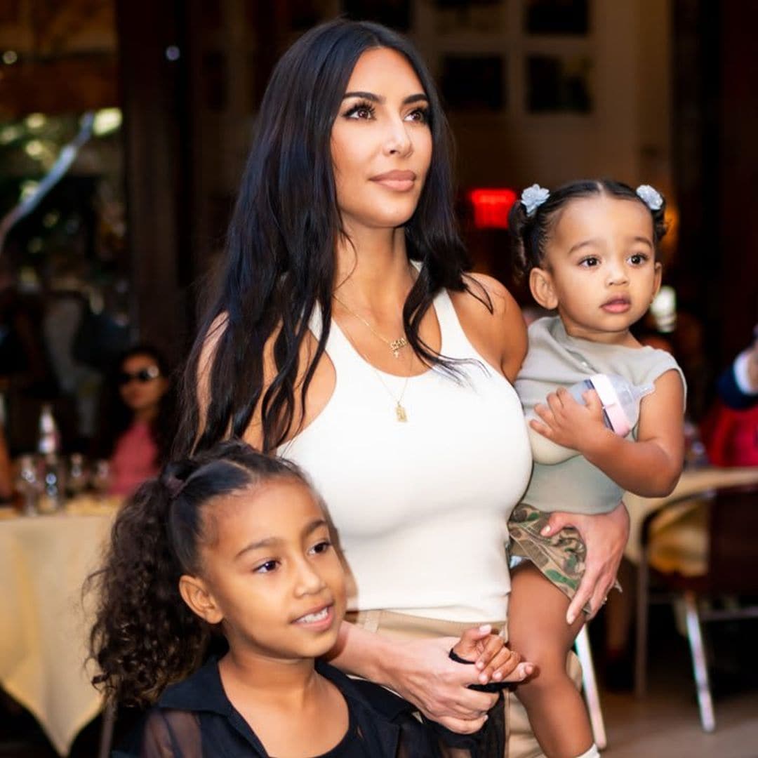 Kim Kardashian catches Chicago and niece Dream repairing a “sick” Elf on the Shelf