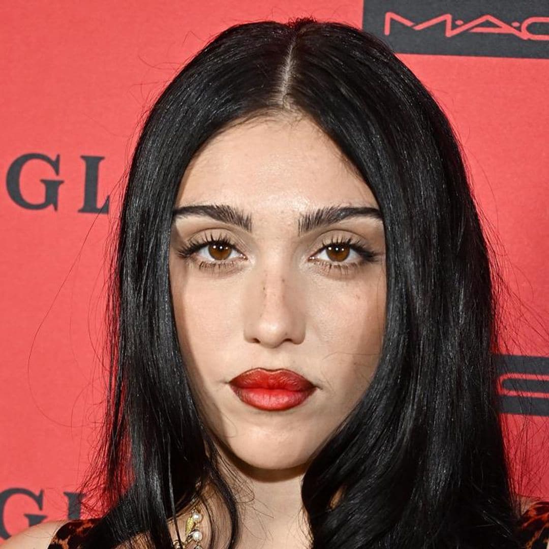 Lourdes Leon channels mom Madonna’s iconic style paring leopard print with crosses