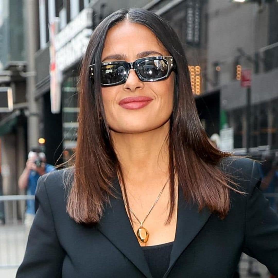 Salma Hayek shares the Mexican way of eating shrimp