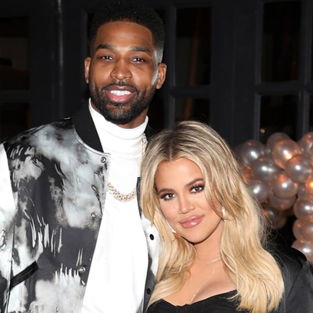 Khloé Kardashian and Tristan Thompson reunite for True's birthday party