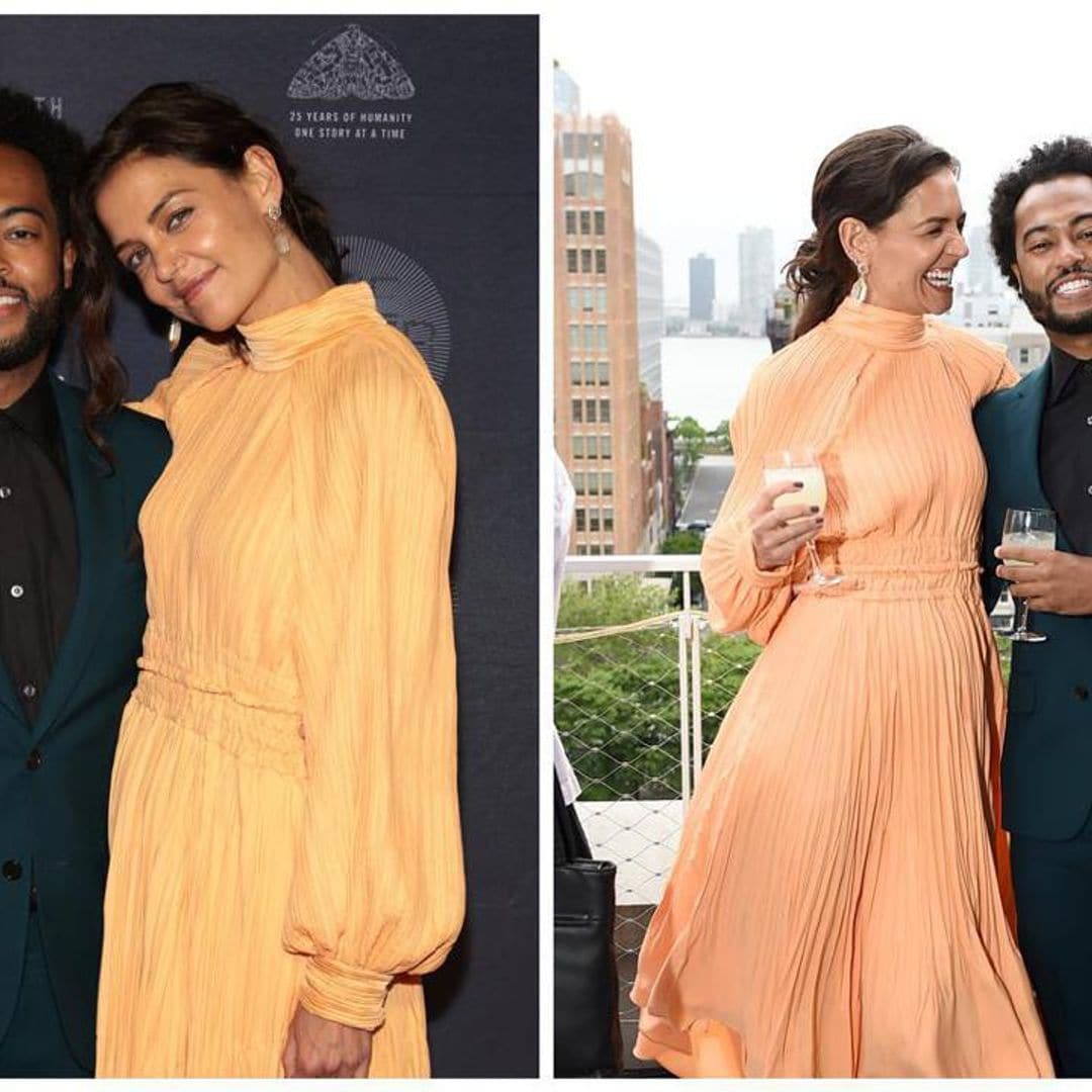 Katie Holmes and her boyfriend Bobby Wooten III make red carpet debut