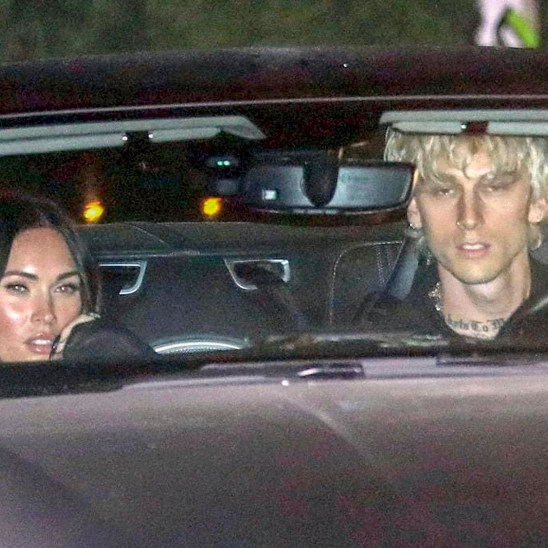 Machine Gun Kelly and Megan Fox were spotted showing some PDA while leaving a romantic dinner date