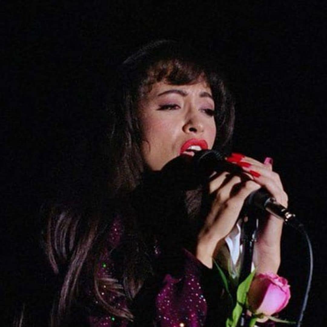 Christian Serratos is Selena Quintanilla in the first look from the upcoming Netflix series