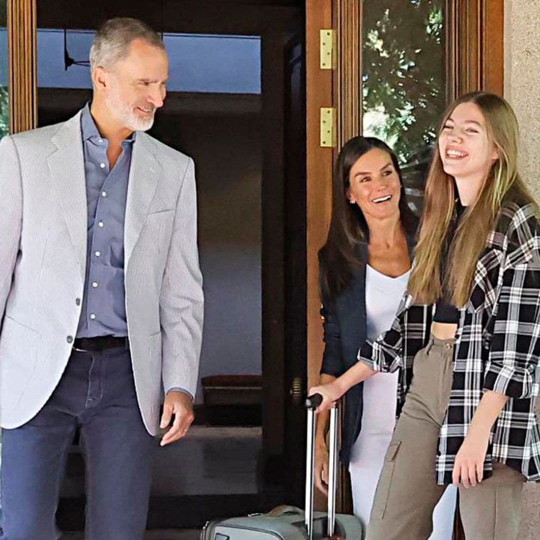 Queen Letizia’s daughter Sofia leaves Spain for the UK: Photos