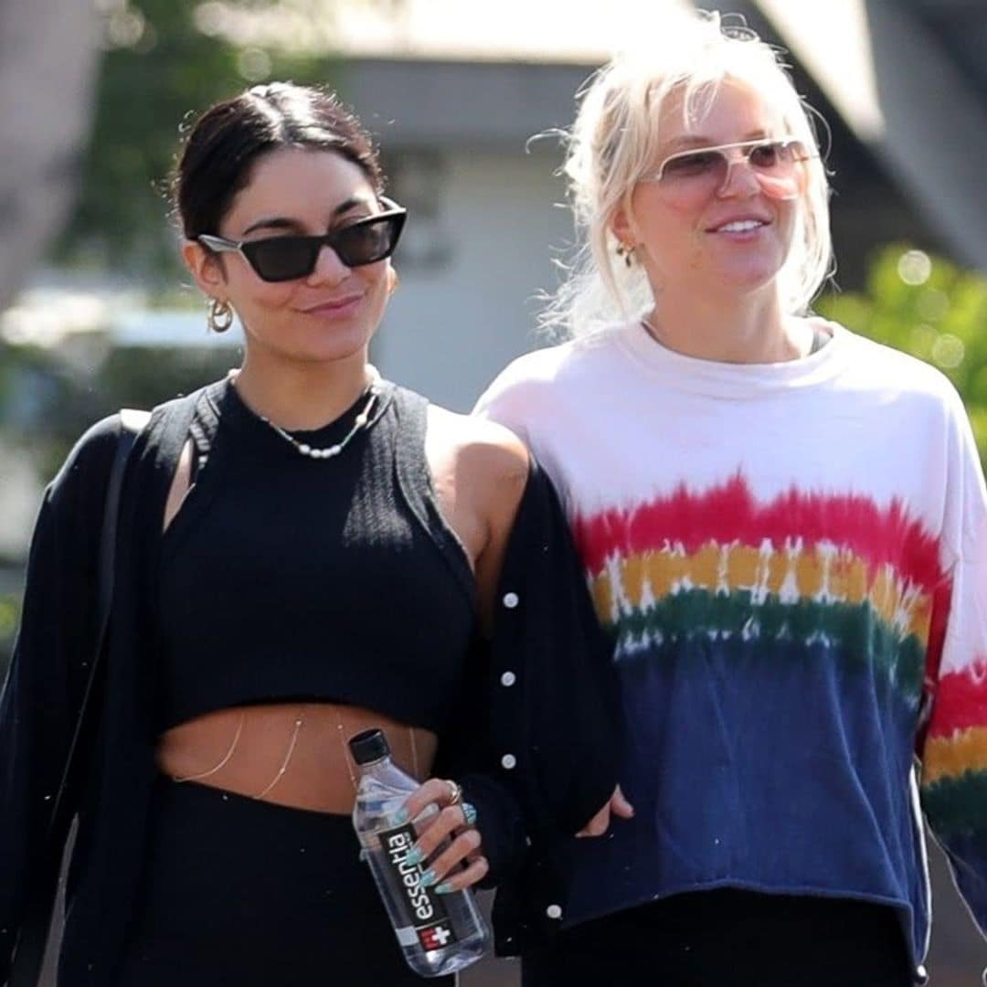 Vanessa Hudgens showed off her abs while leaving the gym with her BFF