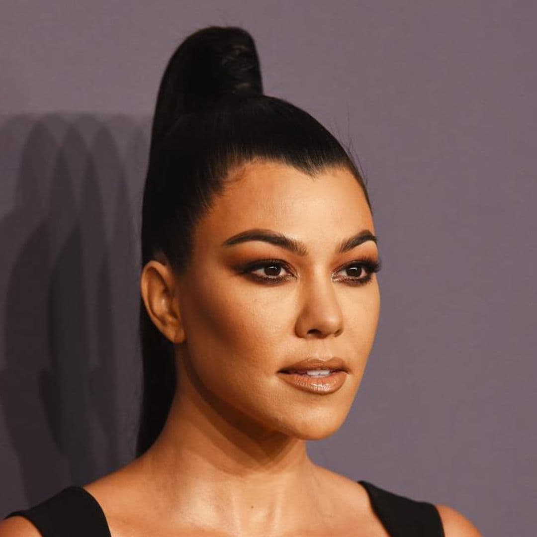 Kourtney Kardashian tells us how to shape your eyebrows at home like a pro