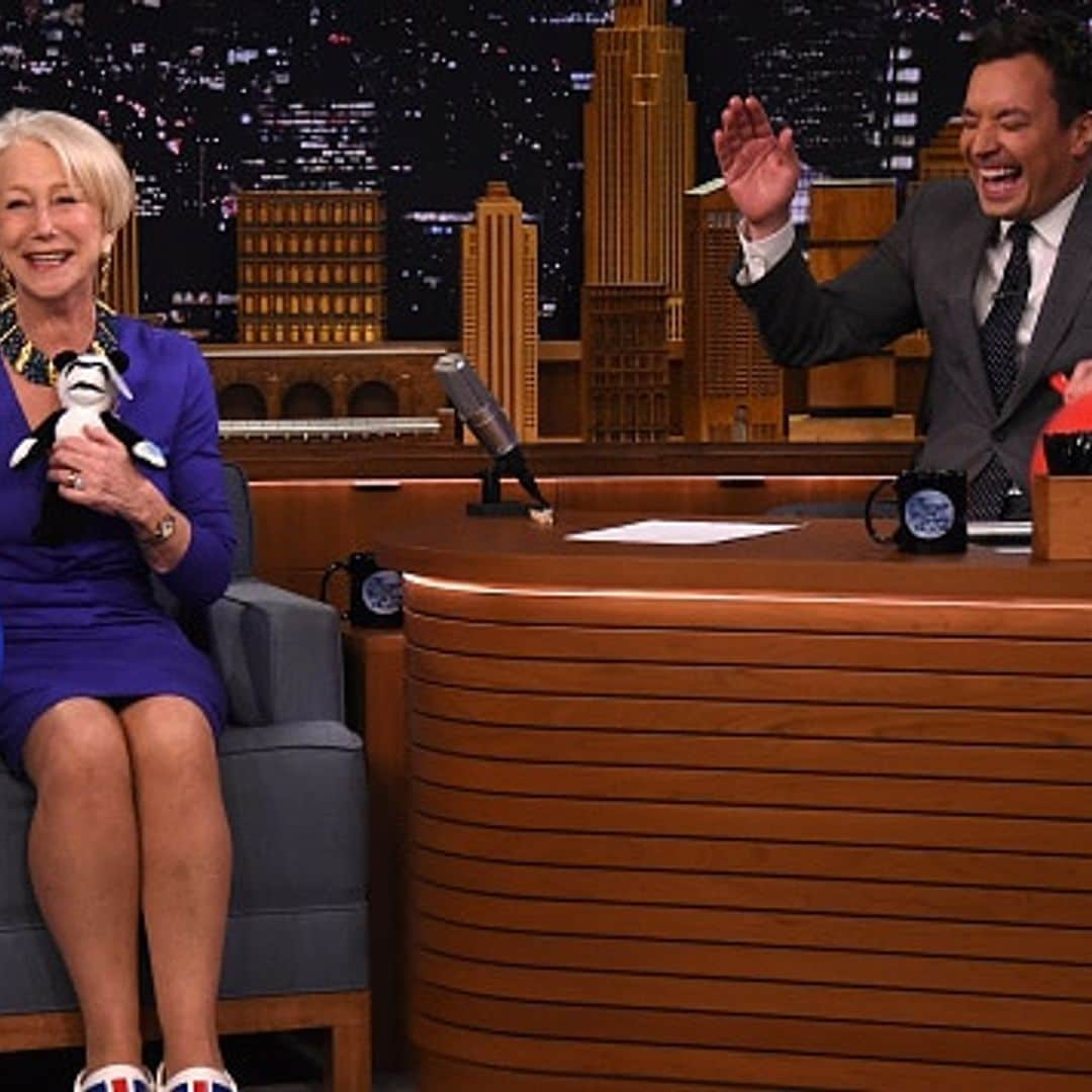 Helen Mirren has fun with helium on 'Tonight Show Starring Jimmy Fallon'