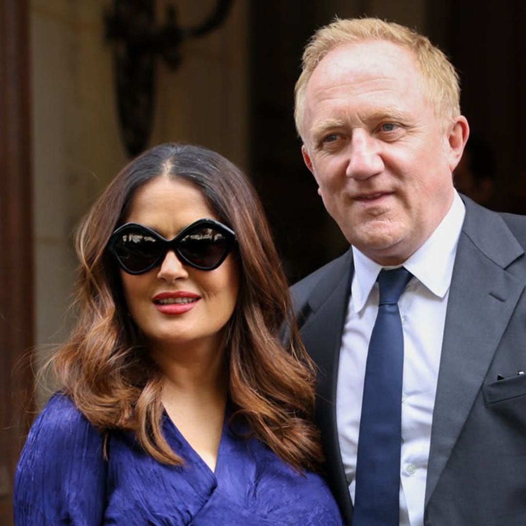 The elegance of Salma Hayek and François-Henri Pinault at Paris Fashion Week