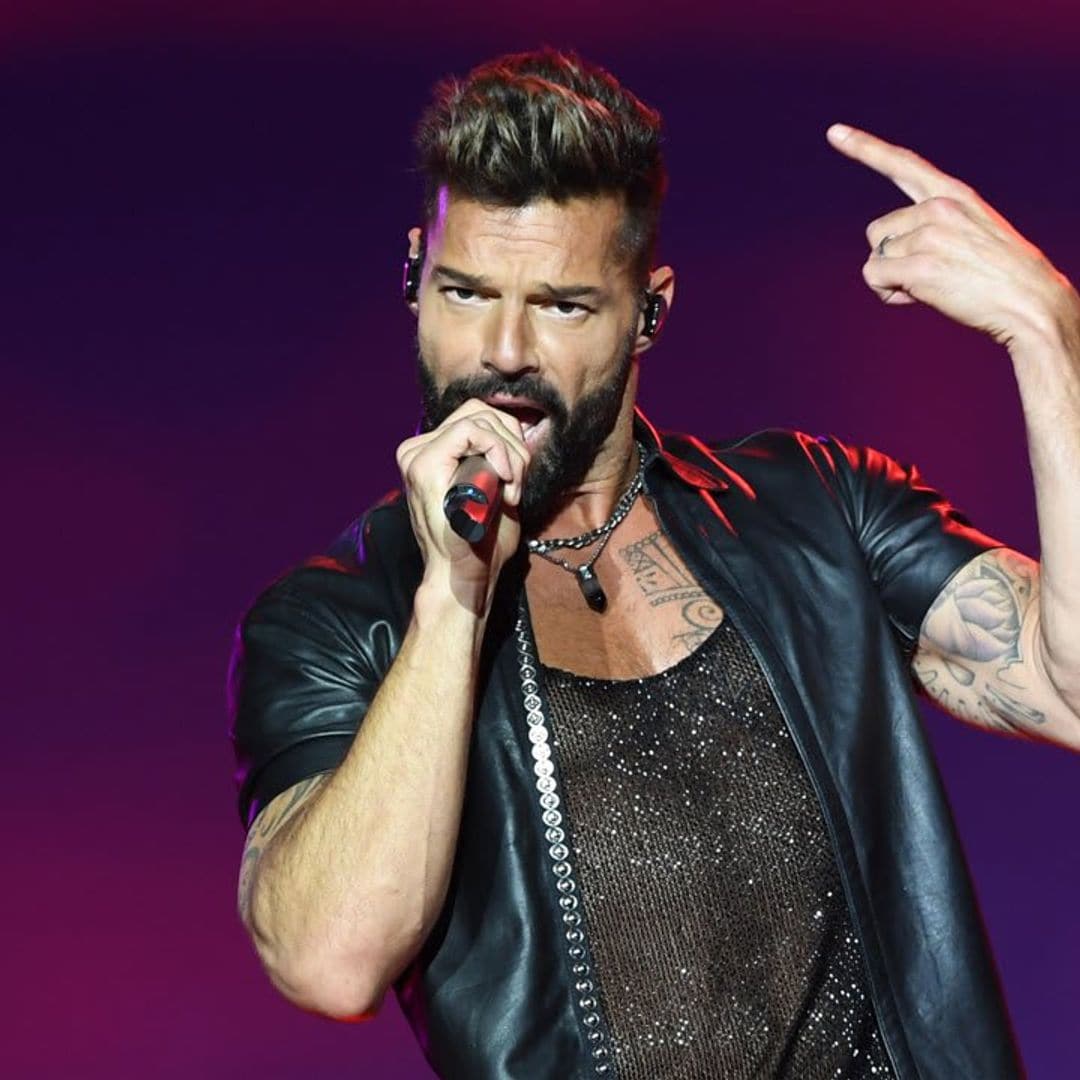 Ricky Martin bleached his beard to see if blondes have more fun