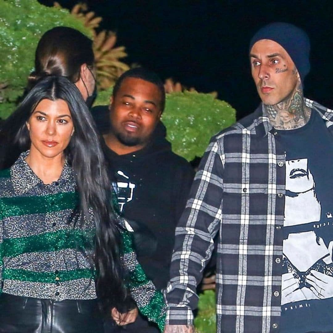 Kourtney Kardashian and Travis Barker had a dinner date at their favorite Malibu restaurant