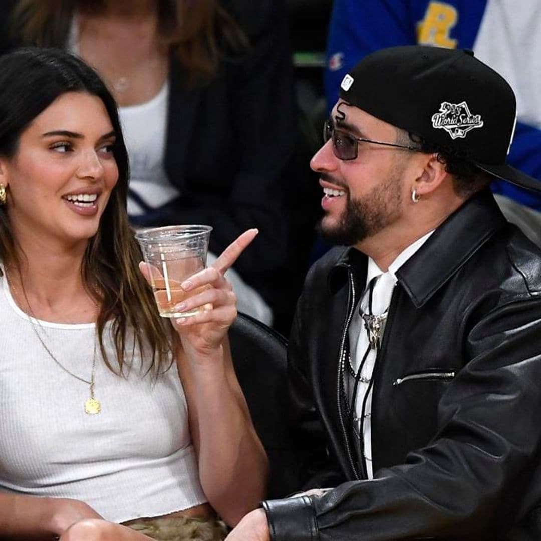 Kendall Jenner and Bad Bunny go on a casual date with coordinated outfits