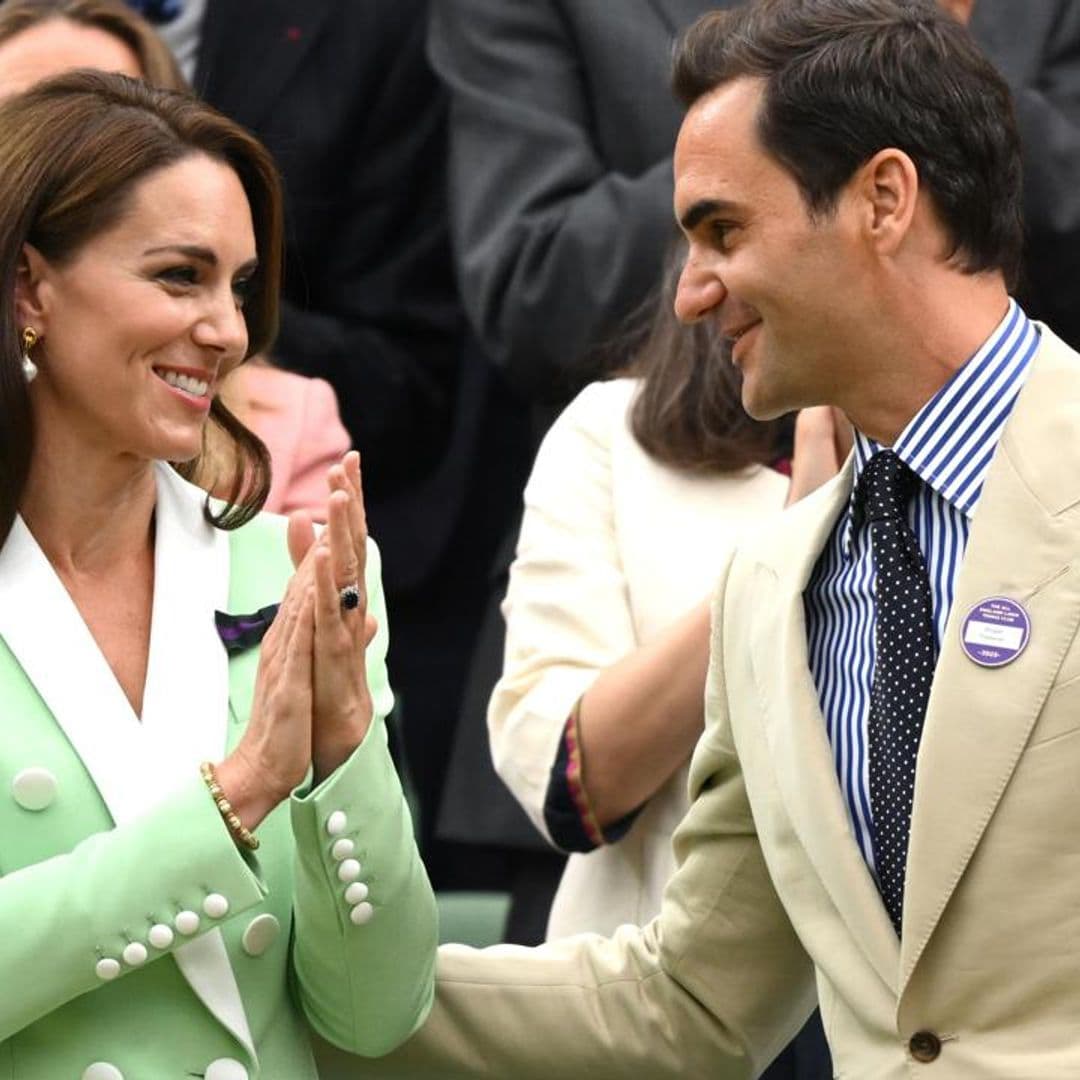 What Roger Federer had to say about sitting in the Royal Box with the Princess of Wales