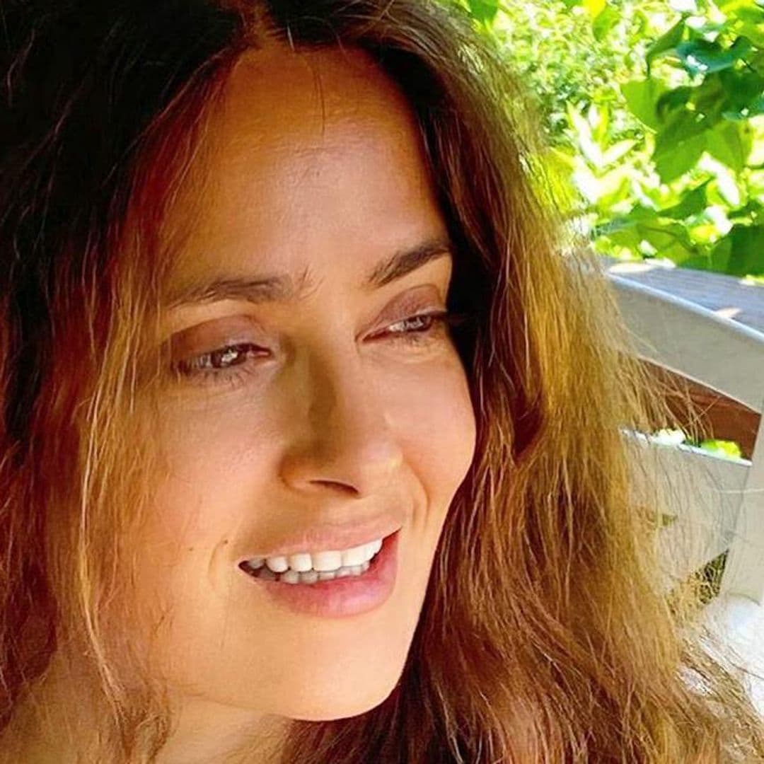 Salma Hayek welcomes adorable new family member