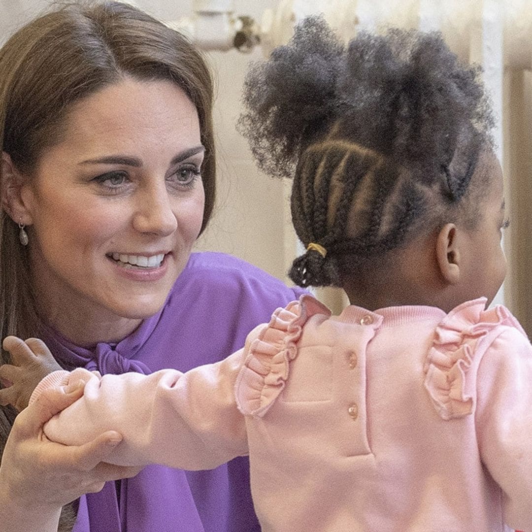 Mommy duty doesn't stop, even for Kate Middleton!