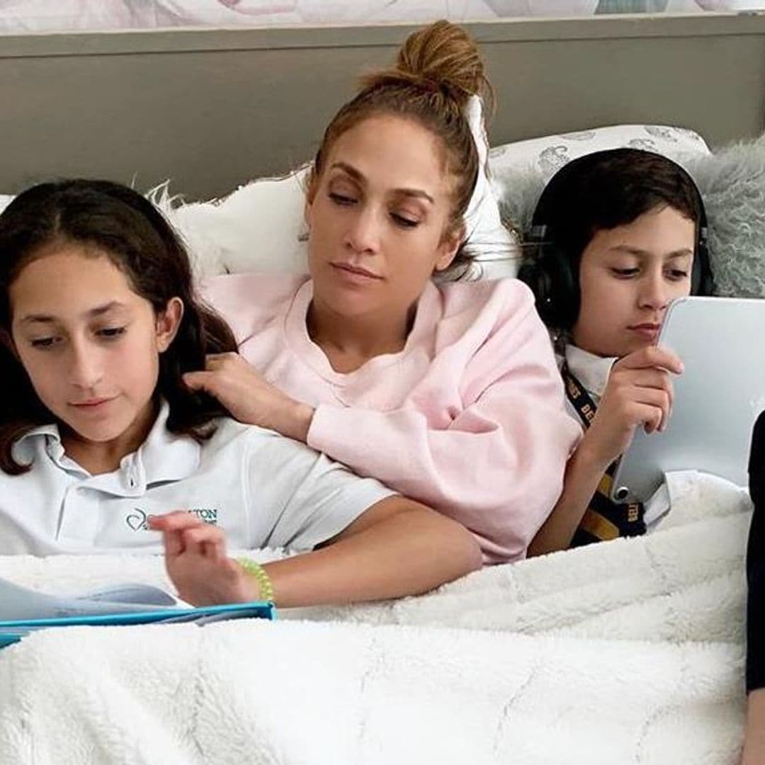 Jennifer Lopez opens up about her experience homeschooling twins Max and Emme