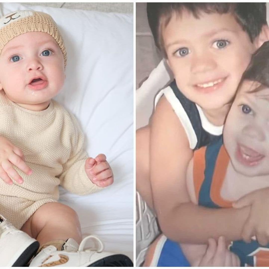 Marc Anthony and Nadia Ferreira’s son Marquitos looks just like his half-siblings