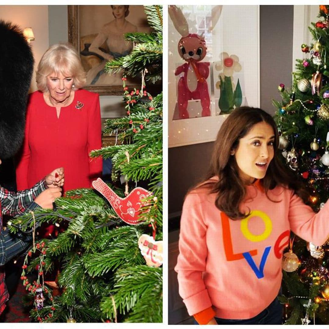 The world's most lavish Christmas decorations from your favorite royals and celebs