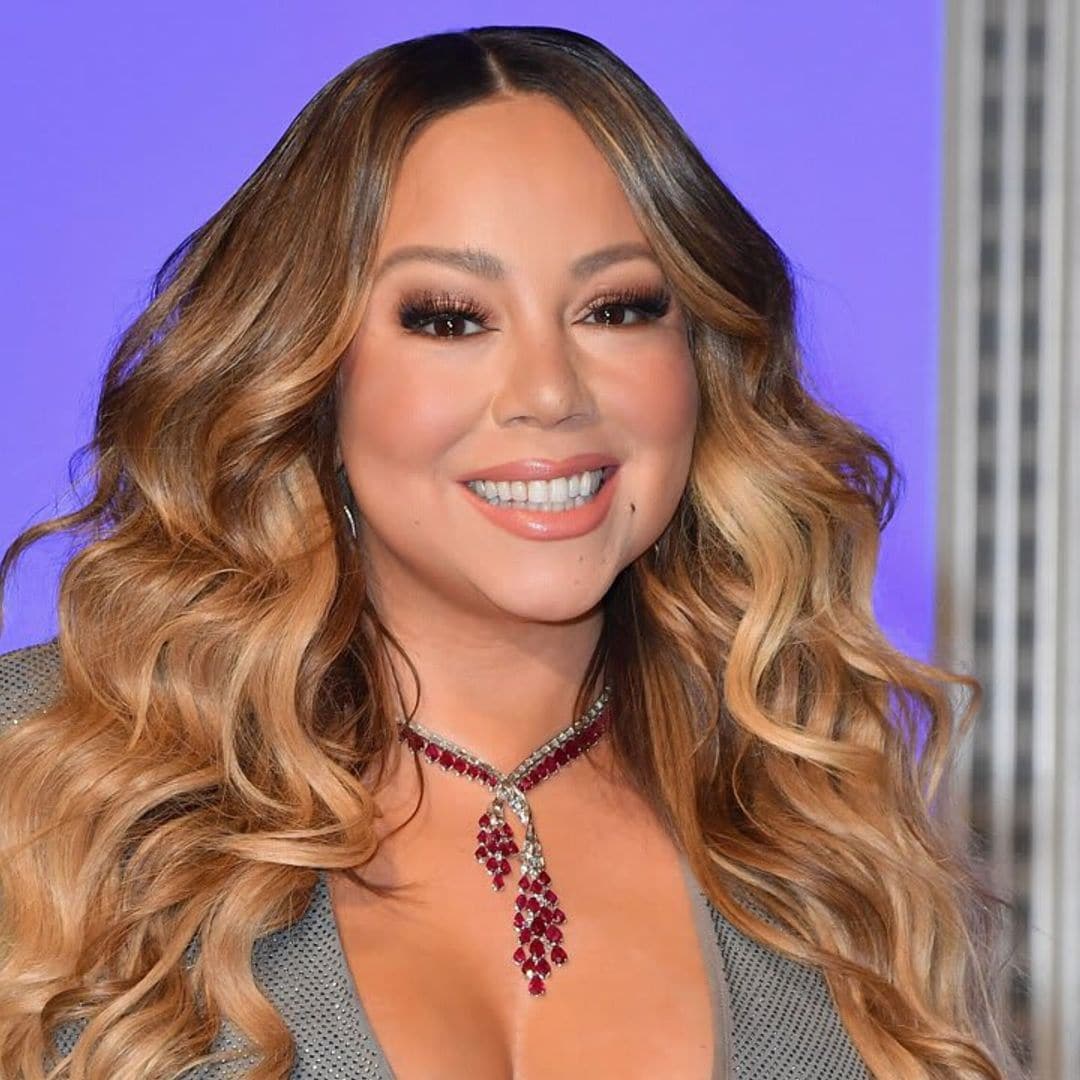 Mariah Carey smashes Halloween pumpkin and kicks off the holiday season