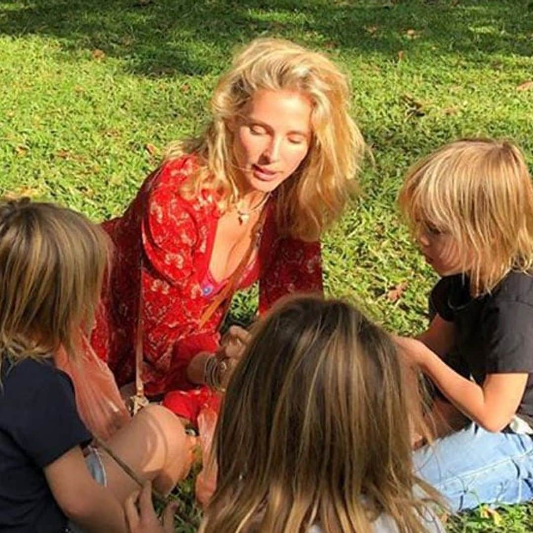 Elsa Pataky and her kids had some very special guests on this family outing