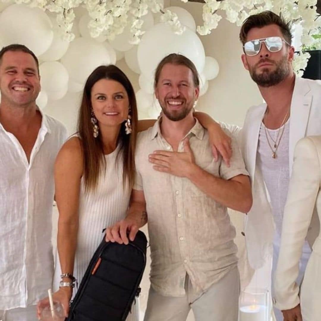 Chris Hemsworth and Elsa Pataky threw a star-studded all-white party at their home