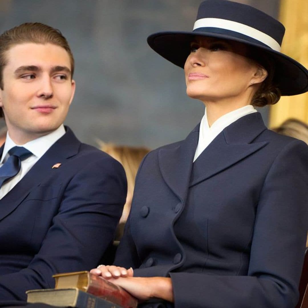 Why Melania Trump and her son Barron make ‘a good team’: Their special moment at Blair House