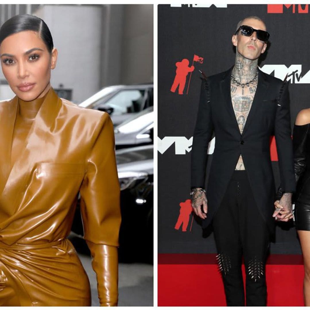 Kim Kardashian says she loves Kourtney and Travis Barker’s relationship